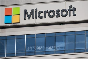 Văn phòng của hãng Microsoft tại Chevy Chase, bang Maryland, Mỹ. (Ảnh: AFP/TTXVN)