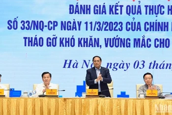 Thủ tướng Phạm Minh Chính dự và chủ trì hội nghị.