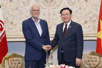 Chủ tịch Quốc hội tiếp Chủ tịch Hội hữu nghị Iran-Việt Nam