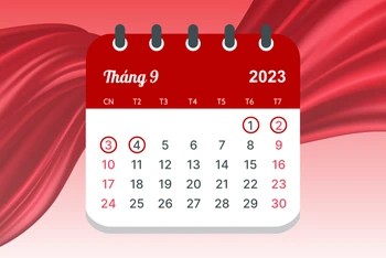 [Infographics] Bốn ngày nghỉ lễ dịp Quốc khánh năm 2023