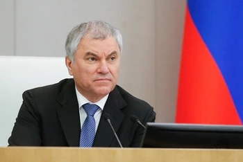 Chủ tịch Duma Quốc gia Liên bang Nga Vyacheslav Victorovich Volodin. (Ảnh: TASS)