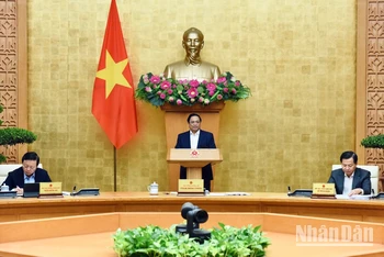 [Ảnh] Thủ tướng Phạm Minh Chính chủ trì phiên họp Chính phủ thường kỳ tháng 11