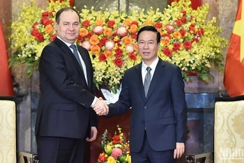 Thúc đẩy sâu sắc quan hệ hữu nghị, hợp tác nhiều mặt giữa Việt Nam và Belarus