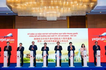 Vietjet công bố đường bay mới Thành phố Hồ Chí Minh-Tây An (Trung Quốc) 