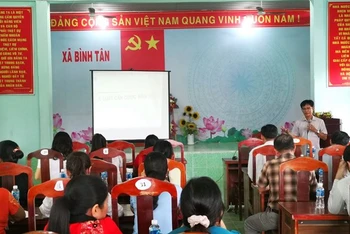 Nâng cao năng lực báo cáo viên tuyên truyền pháp luật tại vùng đồng bào dân tộc thiểu số