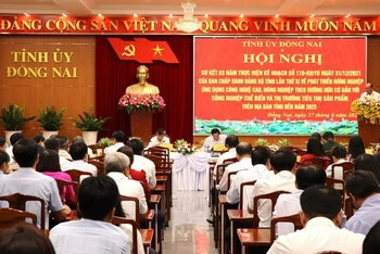 Quang cảnh hội nghị.