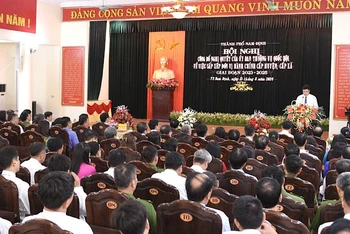 Quang cảnh hội nghị.