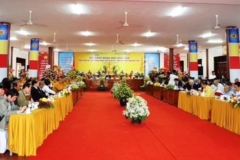 Hội thảo khoa học quốc gia “Phật giáo Hà Tĩnh trong dòng chảy lịch sử-văn hóa Phật giáo Việt Nam” thu hút các nhà nghiên cứu, tăng ni phật tử trong và ngoài nước.
