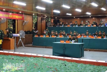 Hội nghị Đảng ủy Quân sự tỉnh thông qua quyết tâm tác chiến khu vực phòng thủ.