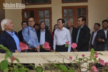 Nguyên Chủ tịch nước Trương Tấn Sang đề nghị tỉnh Hà Tĩnh và các nhà tài trợ phối hợp rà soát các công trình trên địa bàn, kêu gọi các nguồn xã hội hóa để tiếp tục thực hiện giai đoạn 2 của chương trình.