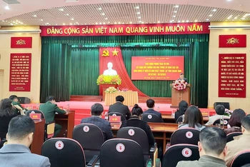 Quang cảnh hội nghị phát động phong trào thi đua đua Xây dựng mô hình môi trường văn hoá trong cơ quan báo chí và thi đua chào mừng kỷ niệm 60 năm ngày thành lập tỉnh Quảng Ninh.