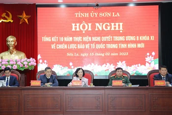 Đồng chí Trương Thị Mai, dự và chỉ đạo hội nghị tổng kết 10 năm thực hiện Nghị quyết Trung ương 8, khóa XI.