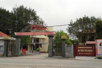 Công sở UBND huyện Yên Định, tỉnh Thanh Hóa.
