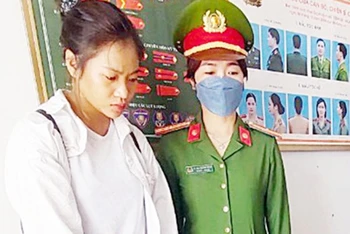Công an bắt tạm giam đối tượng Trần Thị Nhơn.