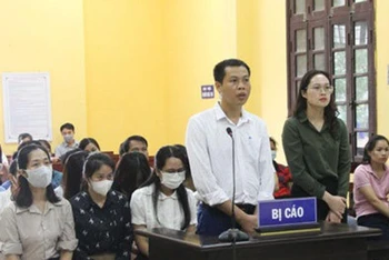 Các bị cáo khai nhận trước phiên tòa sơ thẩm tại Tòa án nhân dân tỉnh Lạng Sơn.