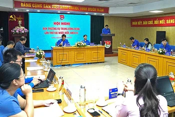 Hội nghị Ban Thường vụ Trung ương Đoàn Thanh niên Cộng sản Hồ Chí Minh lần thứ 21, khóa XI diễn ra dưới hình thức trực tiếp kết hợp trực tuyến.