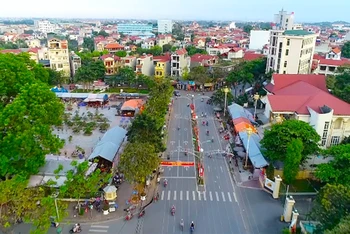 Trung tâm thành phố Phúc Yên.