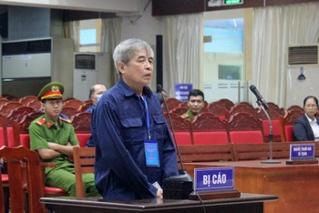 Bị cáo Phan Thanh Hữu tại tòa.