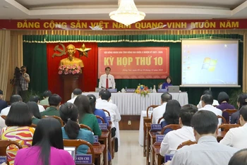 Quang cảnh kỳ họp thứ 10, Hội đồng nhân dân tỉnh Đồng Nai.