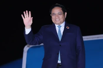 Thủ tướng Phạm Minh Chính rời Tokyo, kết thúc chuyến tham dự Hội nghị Cấp cao Kỷ niệm 50 năm quan hệ ASEAN-Nhật Bản và các hoạt động song phương. (Ảnh: TTXVN)