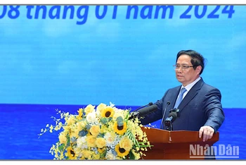 Thủ tướng Phạm Minh Chính phát biểu ý kiến chỉ đạo hội nghị.