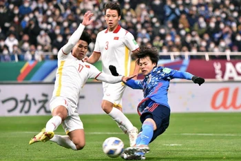 Đội tuyển Việt Nam hòa 1-1 Nhật Bản tại vòng loại thứ ba World Cup 2022. (Ảnh: Getty)