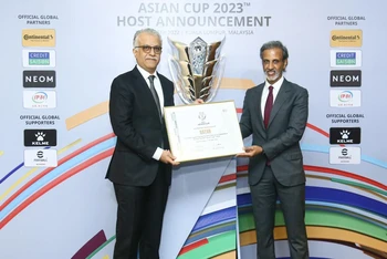 Qatar được AFC trao quyền đăng cai Vòng chung kết Asian Cup 2023. (Ảnh: AFC)