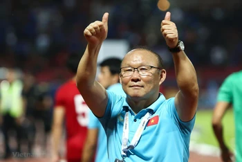 HLV Park Hang-seo đã mang lại nhiều giá trị tích cực tới nền bóng đá Việt Nam. (Ảnh: VietnamPlus)