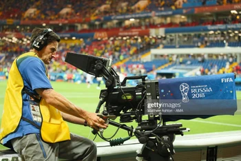 Máy quay hình được sử dụng tại World Cup Russia 2018. (Ảnh: Getty)