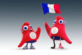 Linh vật Olympic Paris 2024 và Paralympic Paris 2024. (Ảnh: IOC)