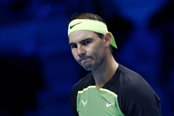 Nadal bị loại sớm ở ATP Finals - giải đấu dành cho 8 tay vợt mạnh nhất. (Ảnh: Reuters)