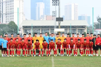 U20 Việt Nam sẵn sàng bước vào thử thách đầu tiên trong năm 2023. (Ảnh: VFF)