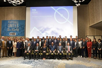 Các đại biểu tham dự Hội thảo FIFA Forward 3.0. 
