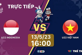 Link trực tiếp bán kết SEA Games 32: U22 Việt Nam gặp U22 Indonesia