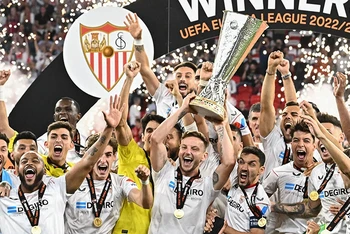 Sevilla vô địch Europa League. (Ảnh: Getty Images)