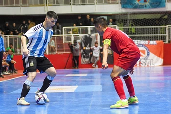Đội tuyển futsal Argentina hiện đứng hạng 4 thế giới sau Brazil, Bồ Đào Nha và Tây Ban Nha. (Ảnh: VFF)
