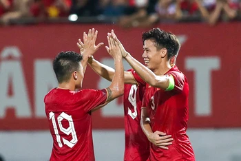 Đội tuyển Việt Nam giành 2 chiến thắng trong dịp FIFA Days tháng 6. (Ảnh: VFF)