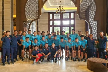 Đội tuyển U23 Việt Nam được bố trí ăn nghỉ tại khách sạn Al Meroz trong thời gian tập huấn ở Bangkok. (Ảnh: VFF)
