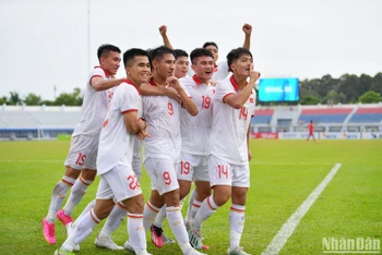 [Ảnh] U23 Việt Nam mở rộng cánh cửa đi tiếp vào bán kết