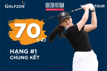 Hana Kang vô địch giải Golfzon Vietnam Championship 2023 với thành tích 70 gậy (-2). (Ảnh: BTC)