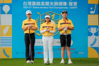 Các thành viên đội tuyển golf Việt Nam tham dự giải đấu với nhiều đội mạnh. (Ảnh: VGA)
