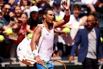 Nadal tham dự Roland Garros 2024. (Ảnh: AP)