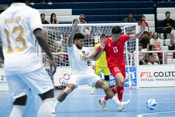 Đội tuyển futsal Indonesia thi đấu ấn tượng. (Ảnh: AFF)