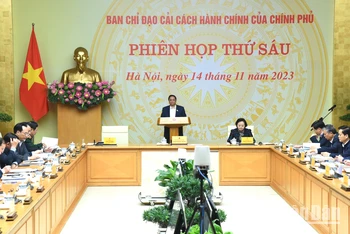 Quang cảnh phiên họp thứ 6 của Ban Chỉ đạo.