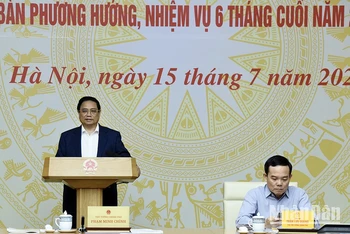 Thủ tướng Phạm Minh Chính, Trưởng Ban Chỉ đạo Cải cách hành chính của Chính phủ chủ trì phiên họp.