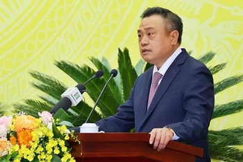 Chủ tịch Ủy ban nhân dân thành phố Hà Nội Trần Sỹ Thanh.