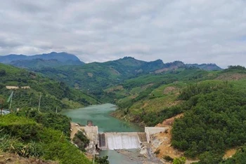 Hồ chứa của Thủy điện Kà Tinh 2. (Nguồn: TTXVN/Báo Quảng Ngãi)