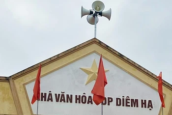 Hệ thống truyền thanh mới được lắp đặt ở phường Đức Ninh Đông, thành phố Đồng Hới.