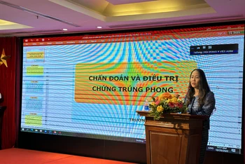TS Ngô Quỳnh Hoa (Trường Đại học Y Hà Nội) chia sẻ nội dung chẩn đoán và điều trị chứng trúng phong.