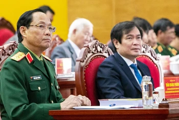 Thượng tướng Trần Quang Phương, Phó Chủ tịch Quốc hội dự Hội thảo.